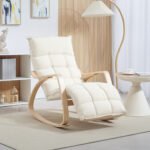 Paminkštintas supamasis krėslas su reguliuojama kojų atrama – Paveikslėlis 9