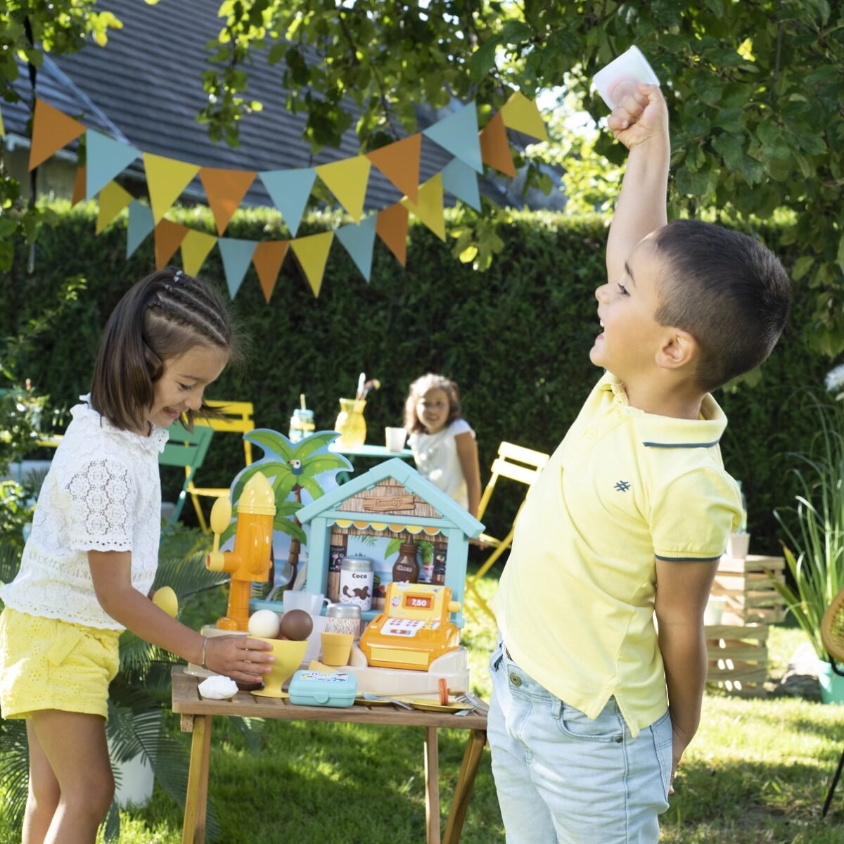 Paplūdimio baro žaidimų rinkinys su ledais ir kasa – Paveikslėlis 5