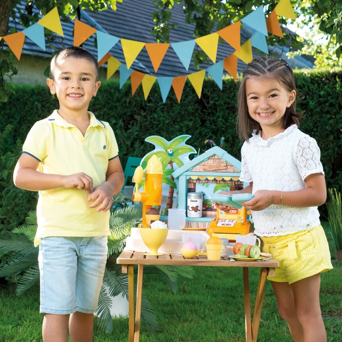 Paplūdimio baro žaidimų rinkinys su ledais ir kasa – Paveikslėlis 10