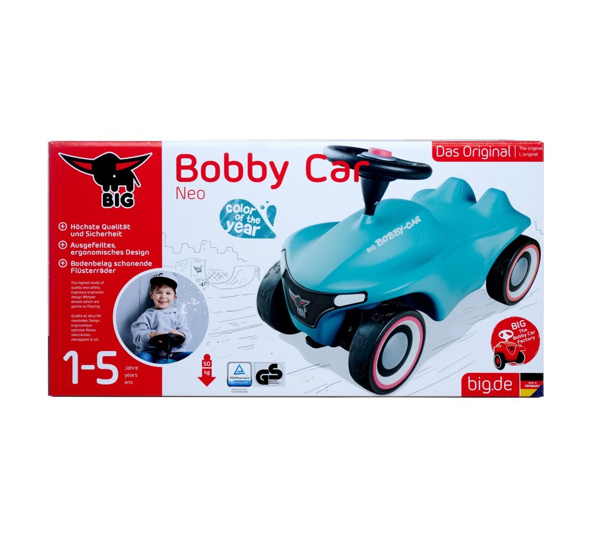 BIG paspiriamoji mašinėlė Bobby Car Neo – Paveikslėlis 11