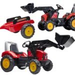 Paspiriamoji mašinėlė ekskavatorius ir stumdukas