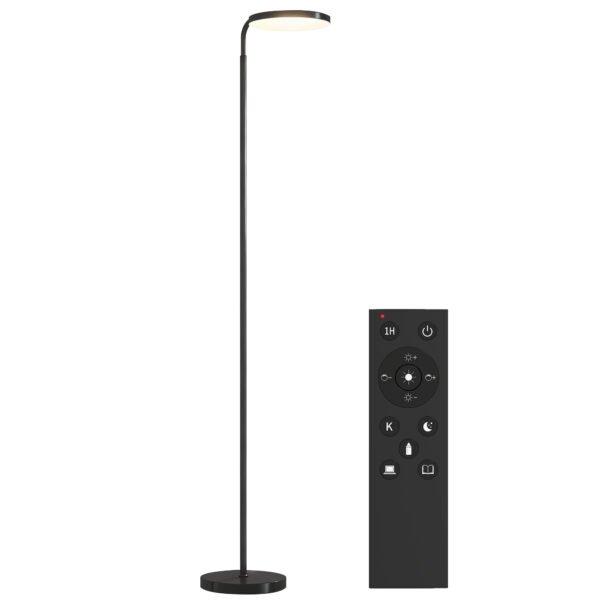 Pastatomas LED šviestuvas su magnetiniu nuotolinio valdymo pulteliu ir įvairiapusiu apšvietimo reguliavimu
