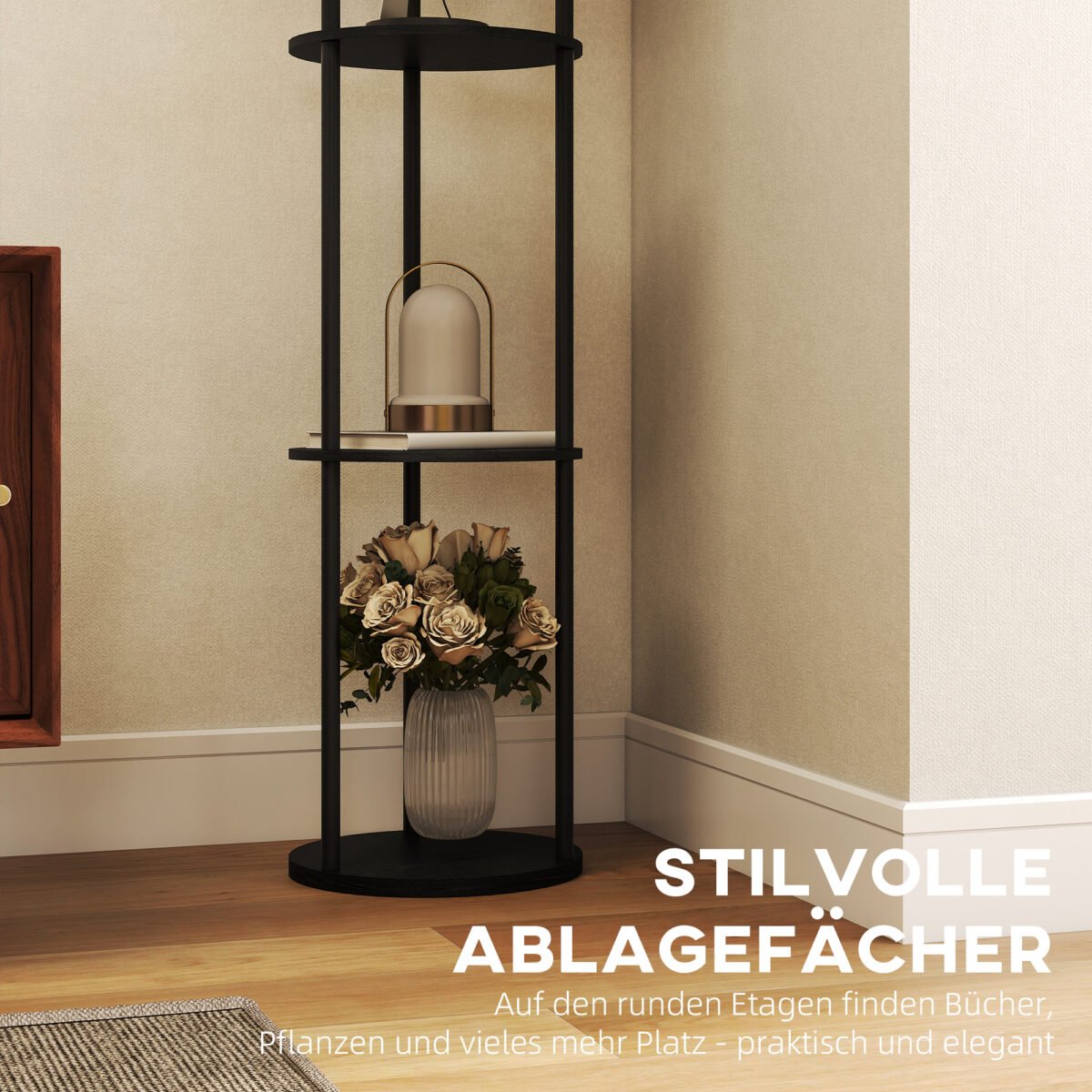 Pastatomas šviestuvas su 3 lentynomis ir reguliuojama spalvinė temperatūra – Paveikslėlis 6