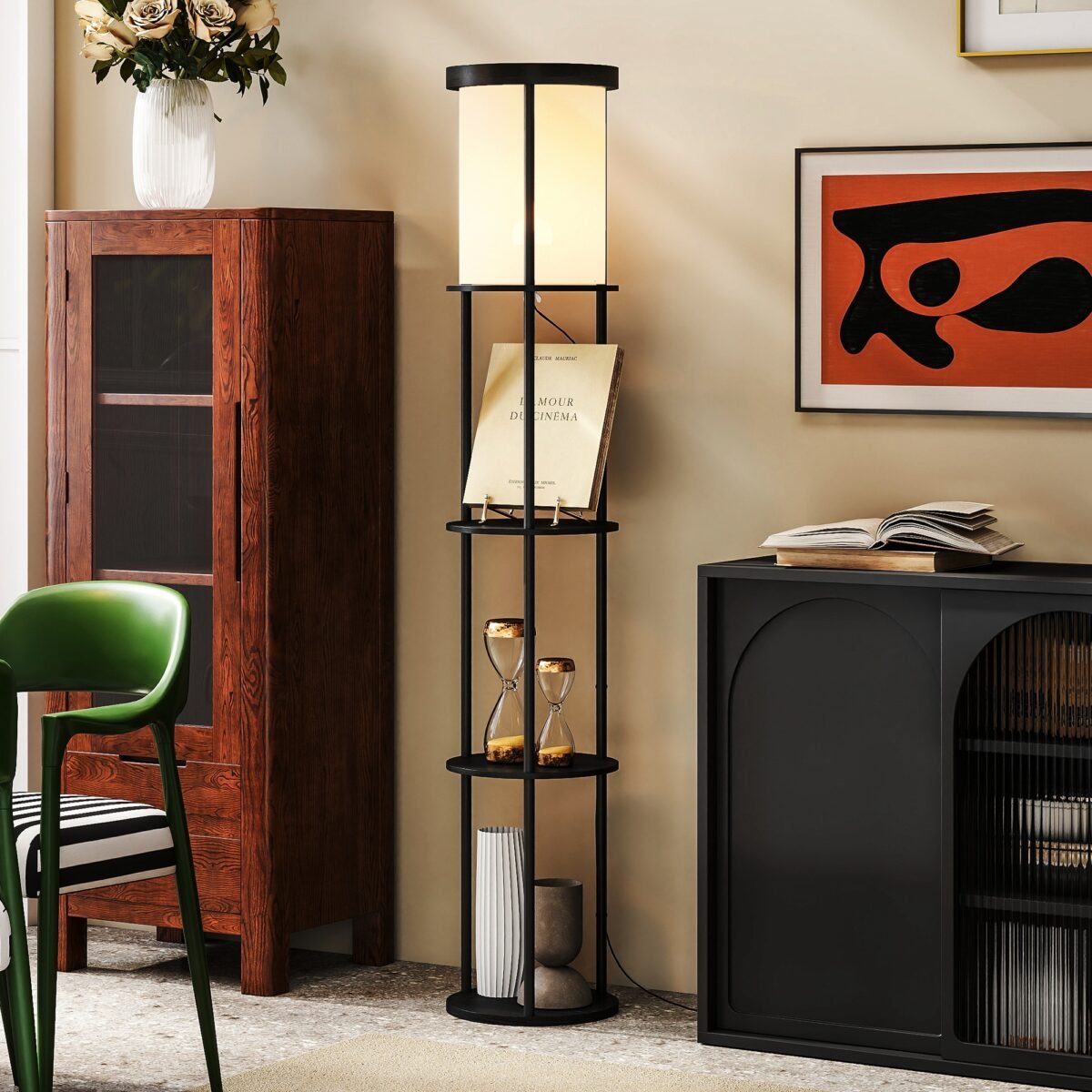 Pastatomas šviestuvas su 3 lentynomis ir reguliuojama spalvinė temperatūra – Paveikslėlis 7