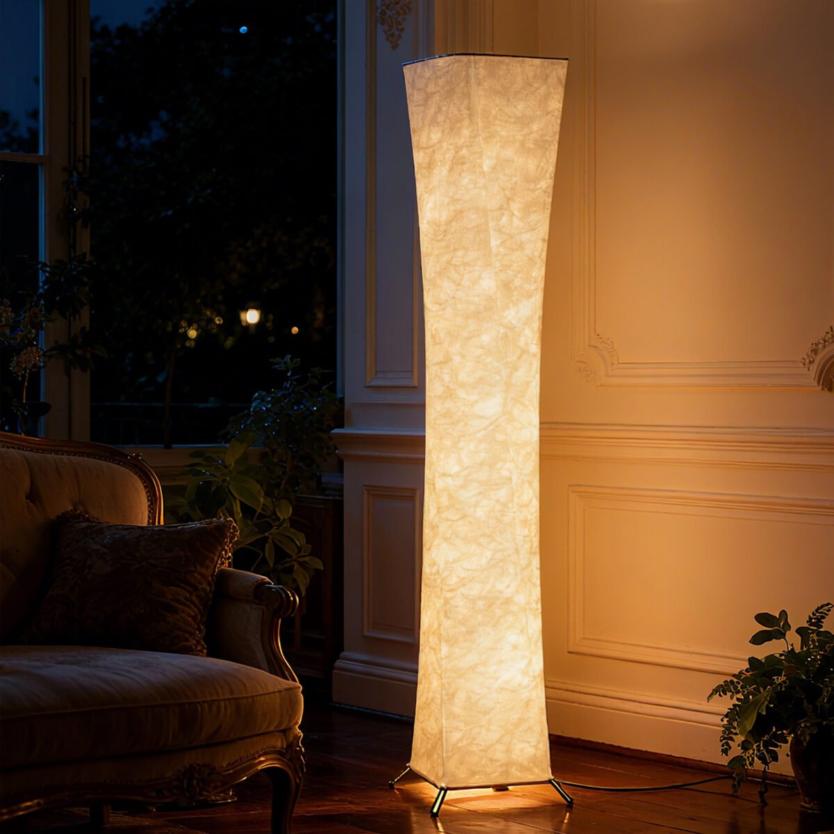 Pastatomas šviestuvas su 3 ryškumo lygiais ir dinamiškų raštų gaubtu – Paveikslėlis 8