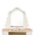 Medinis tualetinis staliukas su veidrodžiu, kėdute ir aksesuarais – Paveikslėlis 3