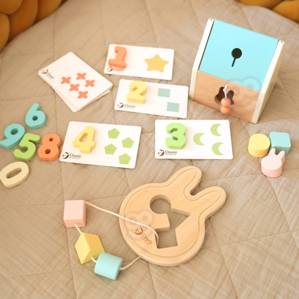 Pastelinis pirmasis lavinamasis rinkinys kūdikiams – Paveikslėlis 4