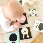 Pastelinis pirmųjų žaislų rinkinys kūdikiams (0-6 mėn.) – Paveikslėlis 3