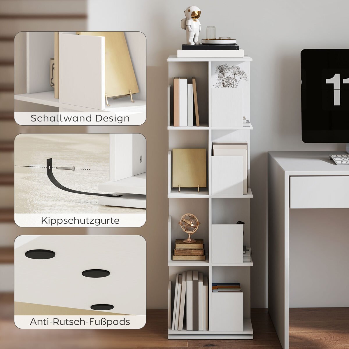 Pasukama knygų lentyna su 16 skyrių – Paveikslėlis 6