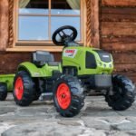 Pėdalais minamas traktorius Claas su priekaba ir garso signalu – Paveikslėlis 4