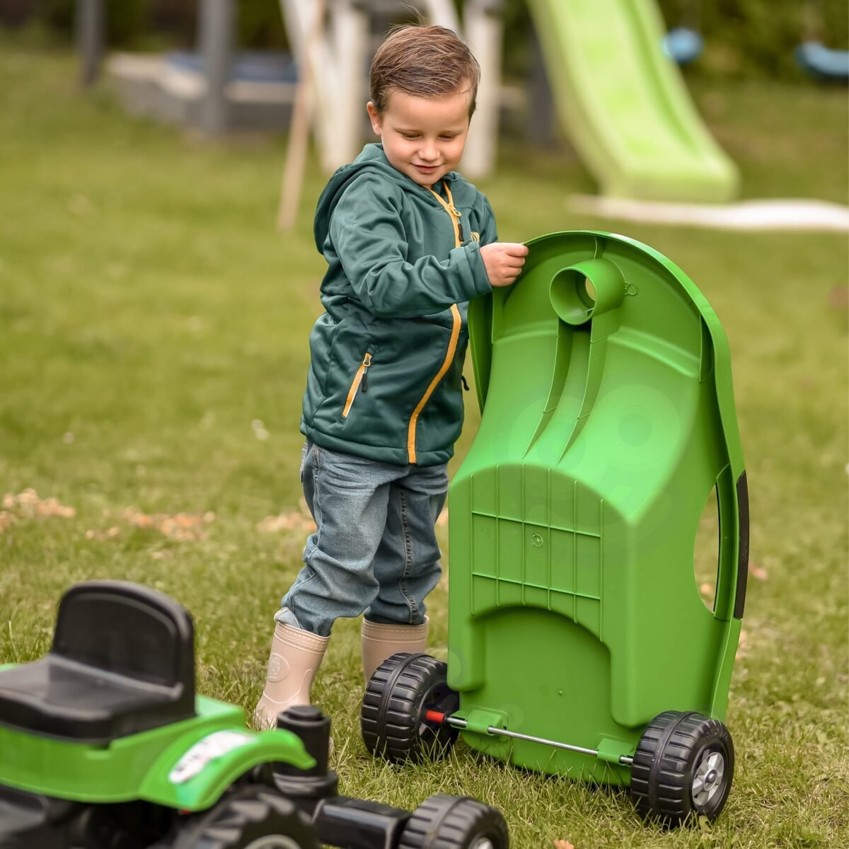 Minamas traktorius vaikams su priekaba – Paveikslėlis 8