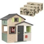 Plastikinis lauko žaidimų namelis su langinėmis ir UV apsauga – Paveikslėlis 7