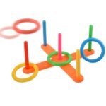 Plastikinis serso žaidimas su žiedais ir kuoleliais – Paveikslėlis 2