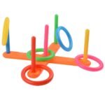 Plastikinis serso žaidimas su žiedais ir kuoleliais – Paveikslėlis 3