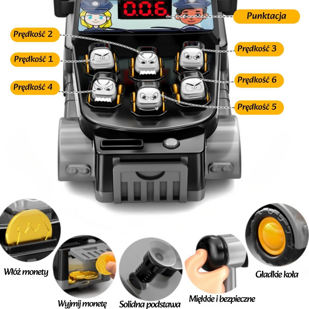 Policijos automobilio kalimo žaidimas – Paveikslėlis 4