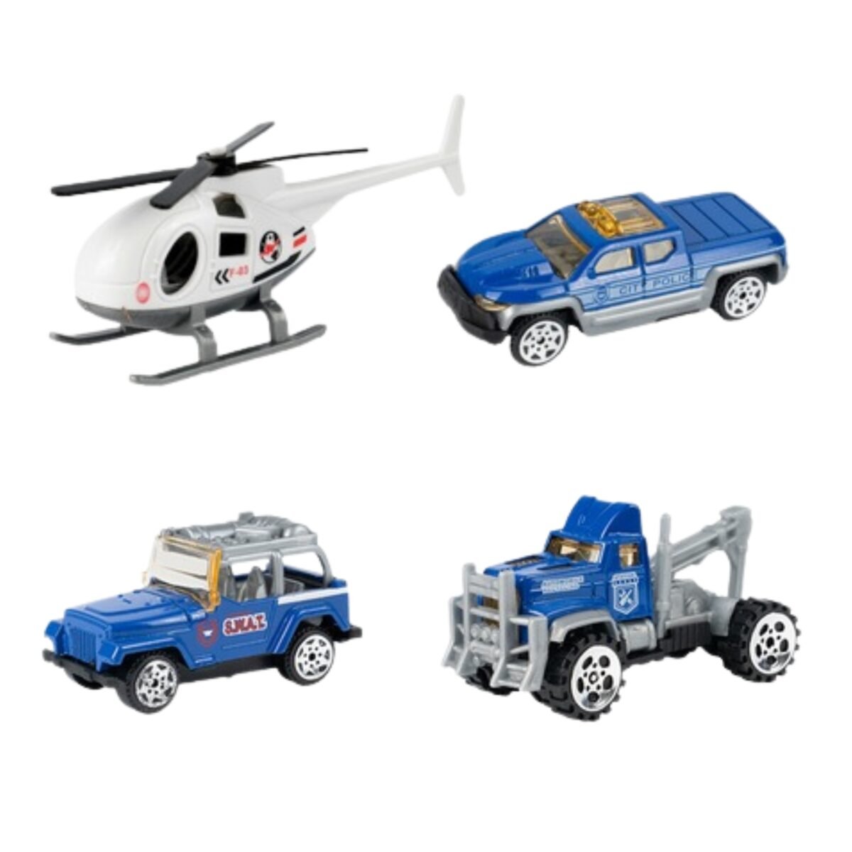 Policijos garažas su automobiliais ir sraigtasparniu – Paveikslėlis 3