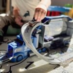 Policijos sunkvežimis – transporteris ir lenktynių trasa su automobiliais – Paveikslėlis 5