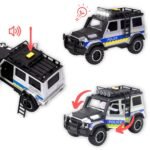 Policijos visureigio rinkinys su priekaba ir motociklu