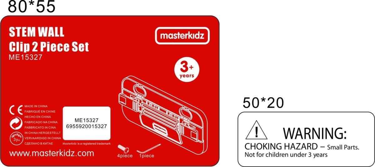 Popieriaus ir žymeklių spaustukai lentai (2 vnt.) – Paveikslėlis 9
