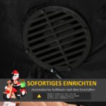 Pripuciamas Kaledu Senelis ant motociklo su LED apsvietimu ir pustuvu 165 m 6