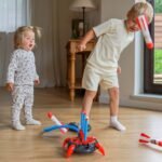 Putplasčio raketų paleidimo rinkinys su kojine pompa ir 6 raketomis – Paveikslėlis 2