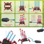 Putplasčio raketų paleidimo rinkinys su kojine pompa ir 6 raketomis – Paveikslėlis 12