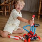 Putplasčio raketų paleidimo rinkinys su kojine pompa ir 6 raketomis – Paveikslėlis 5