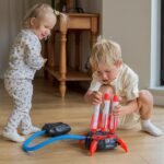 Putplasčio raketų paleidimo rinkinys su kojine pompa ir 6 raketomis – Paveikslėlis 6