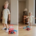 Putplasčio raketų paleidimo rinkinys su kojine pompa ir 6 raketomis – Paveikslėlis 7