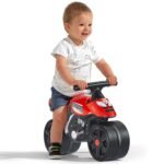 Lenktyninis paspiriamas motociklas vaikams plačiais ratais – Paveikslėlis 11