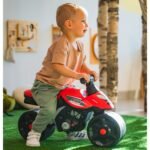 Lenktyninis paspiriamas motociklas vaikams plačiais ratais – Paveikslėlis 8