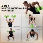 Reguliuojamo svorio hantelių rinkinys 4-in-1 20 kg