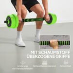 Reguliuojamo svorio hantelių rinkinys 4-in-1 20 kg