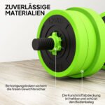 Reguliuojamo svorio hantelių rinkinys 4-in-1 20 kg