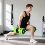Reguliuojamo svorio hantelių rinkinys 4-in-1 20 kg