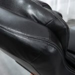 Relaksacinis krėslas su pufu, 360° pasukimu ir reguliuojamu atlošu – Paveikslėlis 9