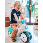 Retro paspirtukas plačiais tyliais ratais nuo 1 metų – Paveikslėlis 2