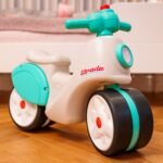 Retro paspirtukas plačiais tyliais ratais nuo 1 metų – Paveikslėlis 7