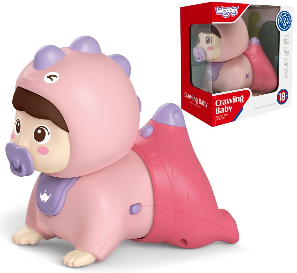 Ropojantis kūdikis su švieselėmis ir melodijomis – Paveikslėlis 2