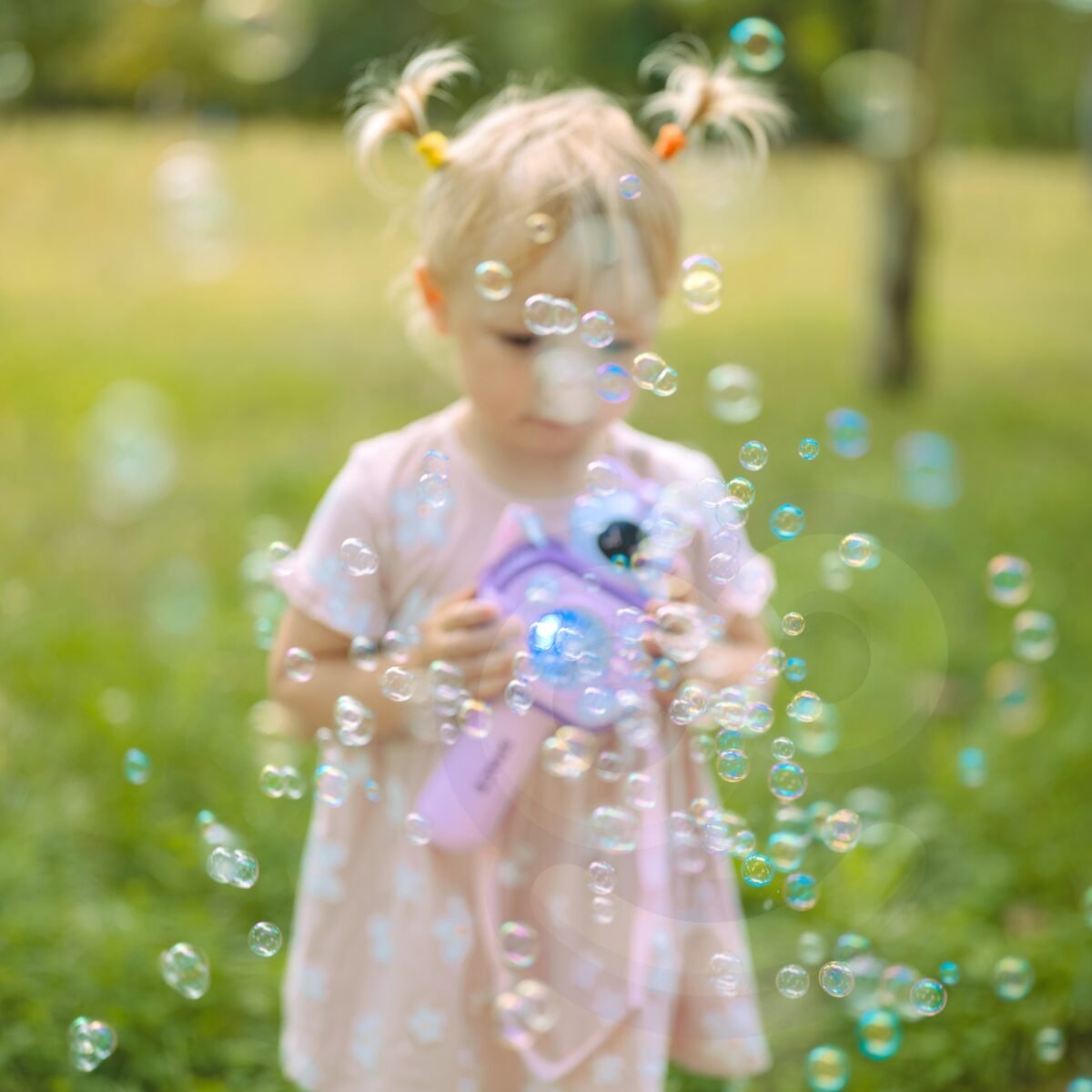 Rožinė astronauto burbulų mašinėlė su šviesomis – Paveikslėlis 4