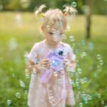 Rožinė astronauto burbulų mašinėlė su šviesomis – Paveikslėlis 4