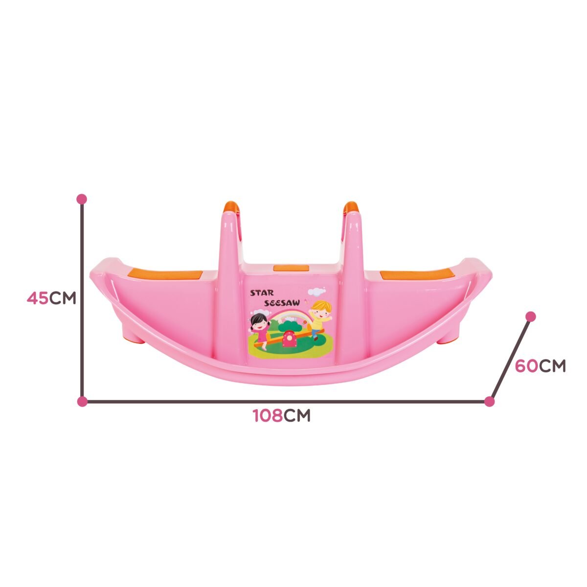 Dvigubos balansinės sūpuoklės vaikams – Paveikslėlis 8