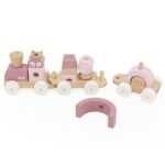 Medinis traukinukas su vagonėliais ir kaladėlėmis – Paveikslėlis 14