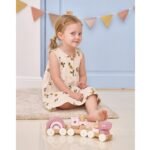 Medinis traukinukas su vagonėliais ir kaladėlėmis – Paveikslėlis 9