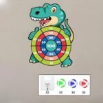 Šaudymo rinkinys su lipniais kamuoliukais ir dinozauro taikiniu – Paveikslėlis 3