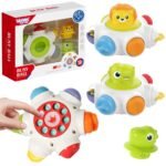 Sensorinis lavinamasis kubas kosminės raketos formos su keičiamomis galvutėmis