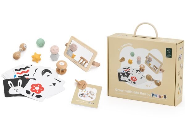 Sensorinis rinkinys kūdikių pojūčiams lavinti (0–6 mėn.)