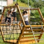 Šešiakampis medinis laipiojimo ir žaidimų kompleksas – Paveikslėlis 6