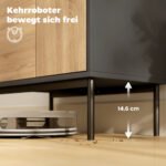Sideboard su „Push-to-Open“ durimis ir metaliniu rėmu – Paveikslėlis 8