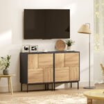 Sideboard su „Push-to-Open“ durimis ir metaliniu rėmu – Paveikslėlis 9